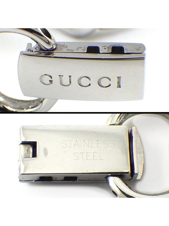 Gucci Watch Signoria 116.3 12 Points Diamond Index Square White Shell Dial SS main image 8